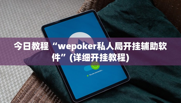 今日教程“wepoker私人局开挂辅助软件”(详细开挂教程)