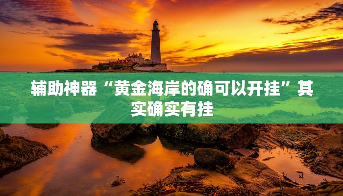 辅助神器“黄金海岸的确可以开挂”其实确实有挂 辅助神器“黄金海岸的确可以开挂”其实确实有挂