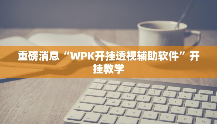 重磅消息“WPK开挂透视辅助软件”开挂教学
