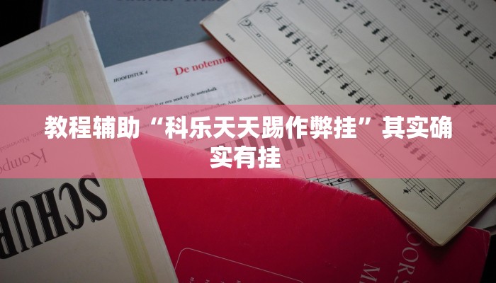 教程辅助“科乐天天踢作弊挂”其实确实有挂 