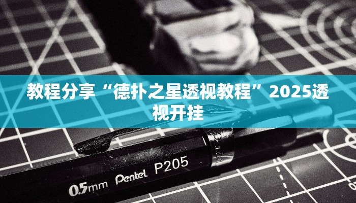 教程分享“德扑之星透视教程”2025透视开挂
