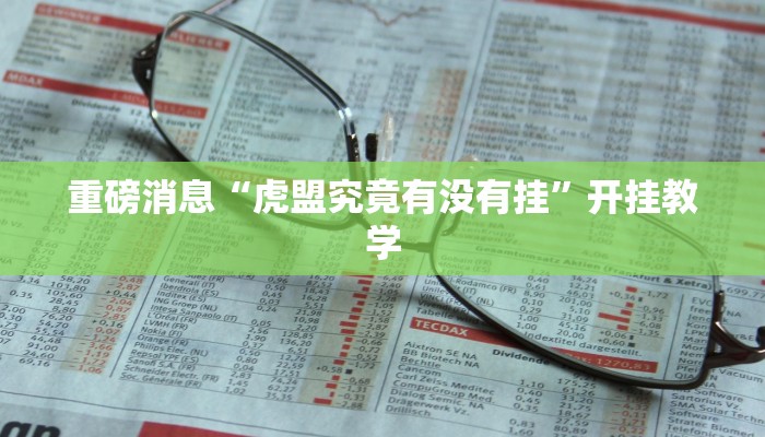 重磅消息“虎盟究竟有没有挂”开挂教学 重磅消息“虎盟究竟有没有挂”开挂教学