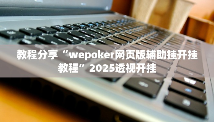 教程分享“wepoker网页版辅助挂开挂教程”2025透视开挂