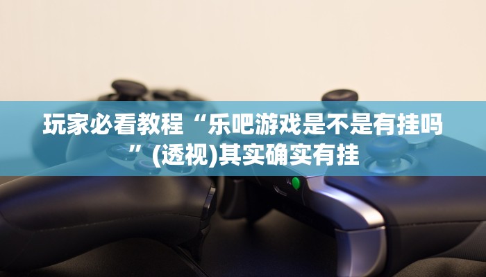 玩家必看教程“乐吧游戏是不是有挂吗”(透视)其实确实有挂