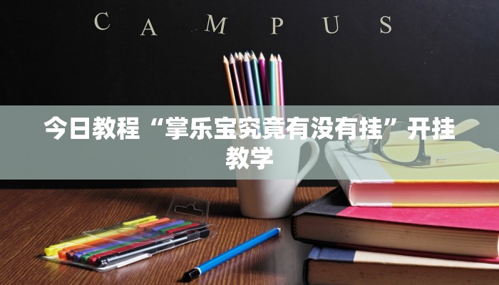 今日教程“掌乐宝究竟有没有挂”开挂教学